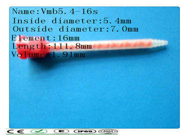 Смеситель MB 5.4-16s пластичный статический для смешивая пробки, эпоксидных смол и пробки смесителя polyureas статической