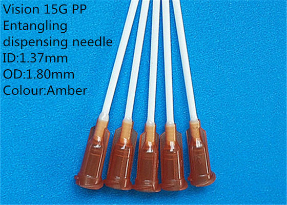 Корозия сопротивляя игле гибкого клея 15g PP распределяя головной