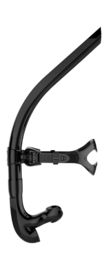 Взрослый черный и красный PU плавая Snorkle с мундштуком силикона для тренировки пловца