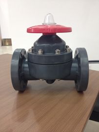 Высокая ручка колеса соединения фланца мембранного клапана PVC соленоида давления