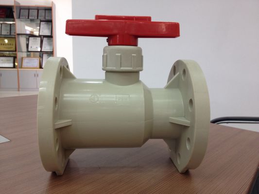 Фланец ХПВХ шаровой Червячно-обрабатывать 1/2 "- 8" 1.0Mpa пластиковых проверить клапаны
