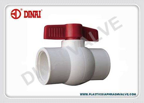 3/8" - 4" шариковый клапан компакта пластичный с концом резьбы NPT/BSPT