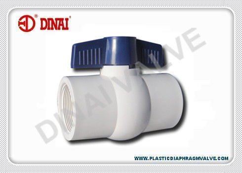Шариковый клапан PVC пластичный на вода 1/2» до 4", DIN/ANSI/JIS/BS