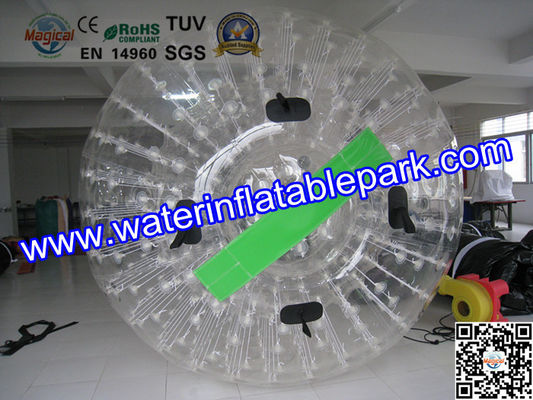Смешной коммерчески интересный раздувной голубой шарик 3m x 2m Zorb земли